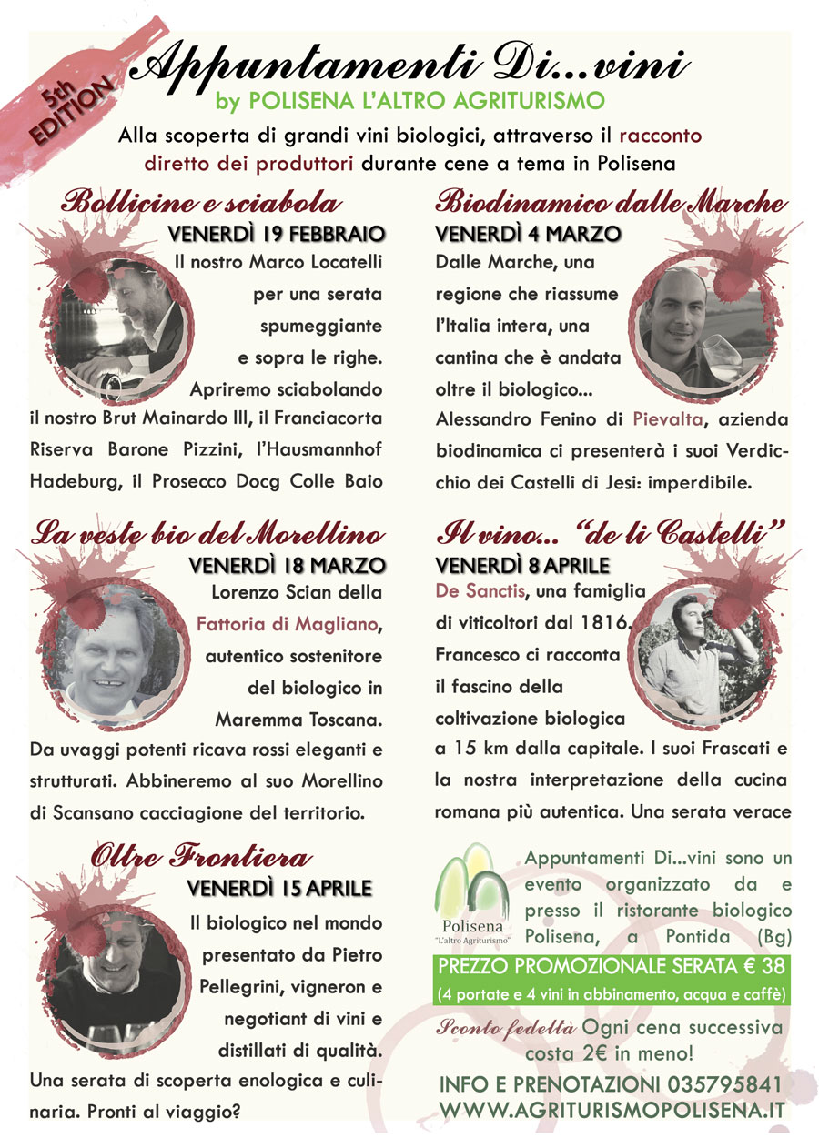 Appuntamenti di... vini: il vino de li Castelli