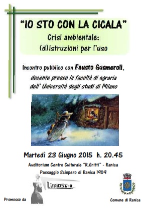 Io sto con la cicala – (d)istruzioni per l'uso