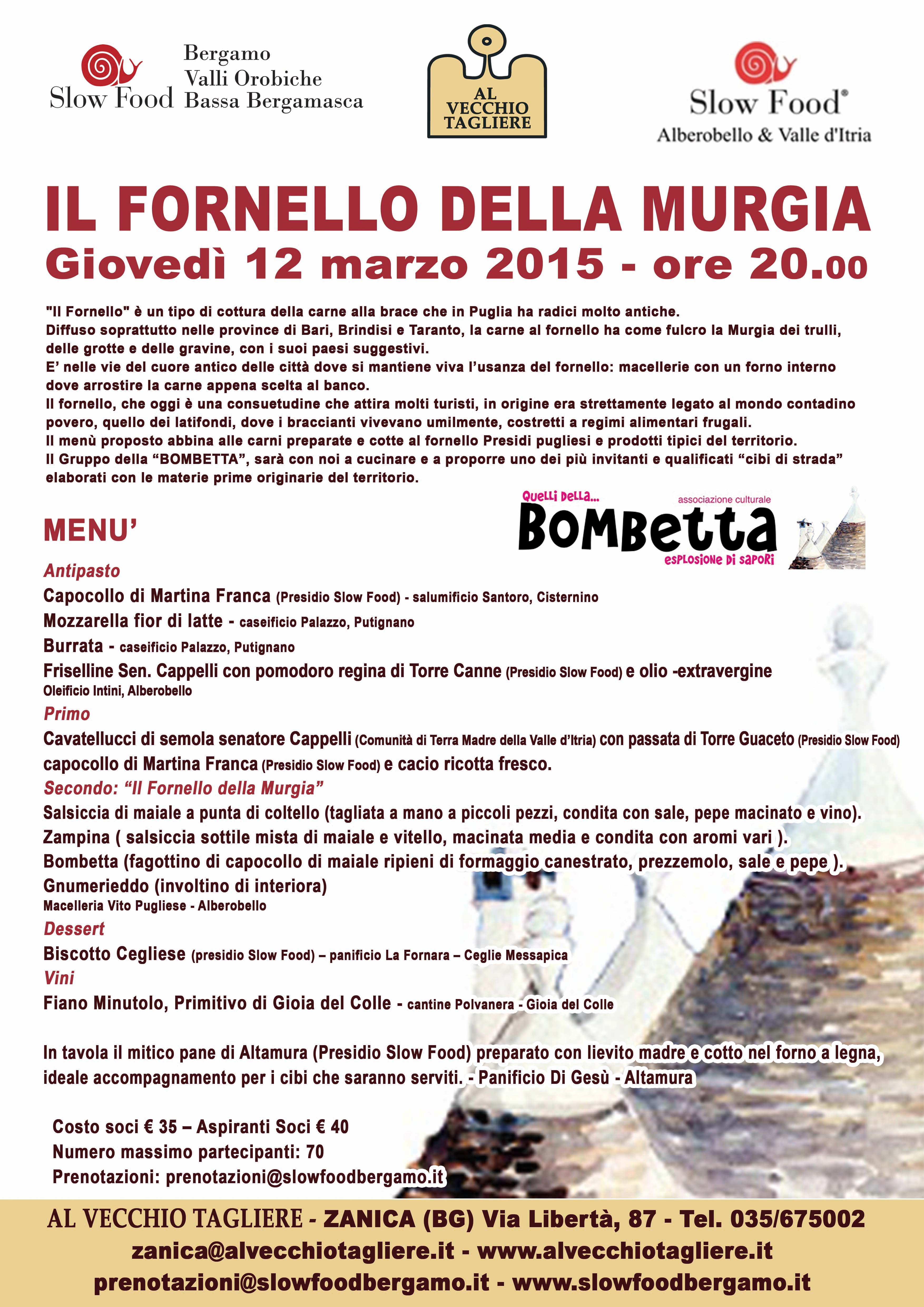 Il fornello Murgia 