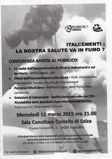 Italcementi: la nostra salute va in fumo? Italcementi: la nostra salute va in fumo?