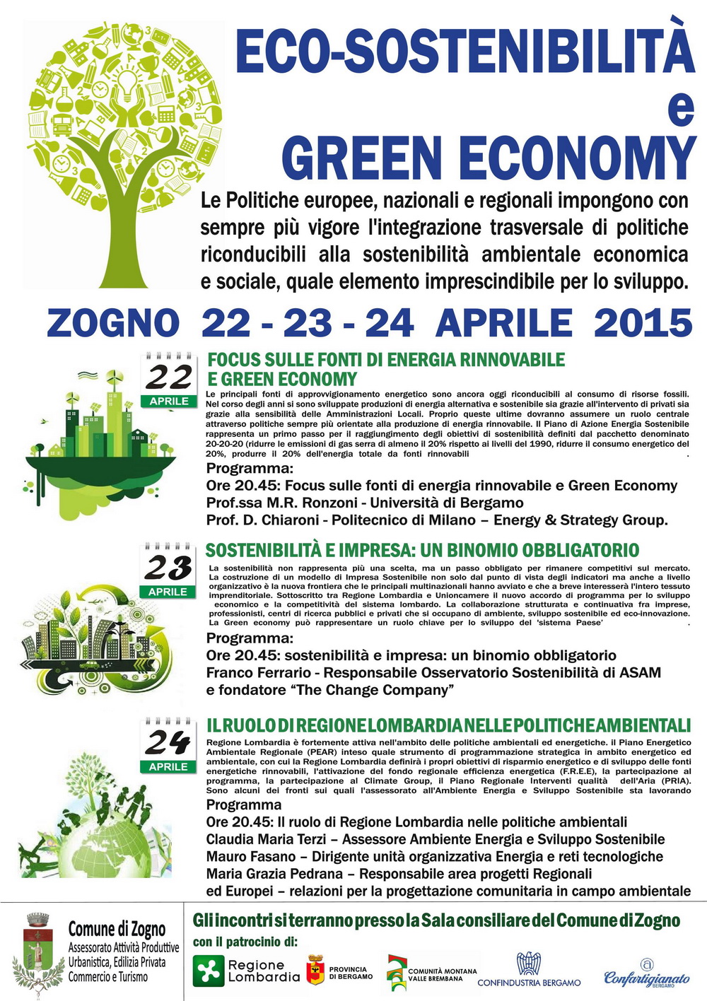 Ecosostenibilità e Green Economy - Zogno