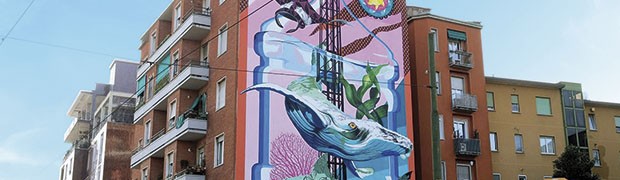 “Anthropoceano”, il primo murales mangia-smog di Milano