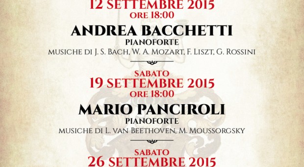 Autunno musicale alla Villa dei Tasso