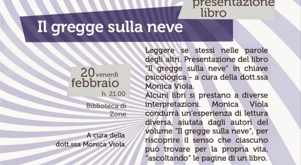 il gregge sulla neve