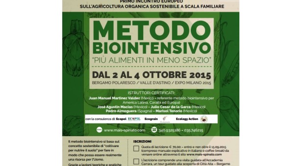 1° Corso europeo sul metodo biointensivo