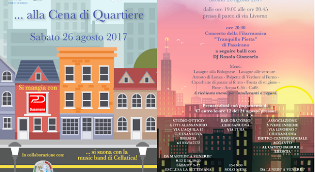 ...Alla Cena di Quartiere 