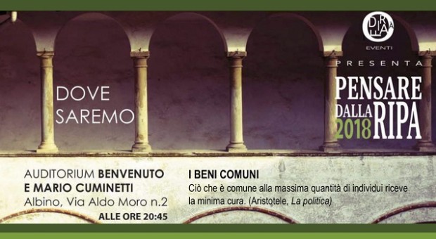 Pensare alla Ripa 2018 - I beni comuni 