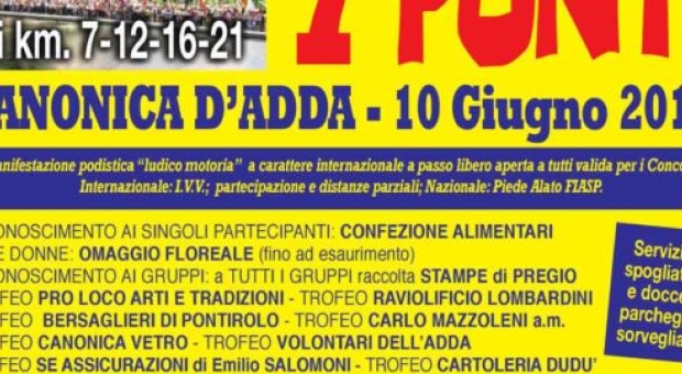 Camminata dei 7 ponti 