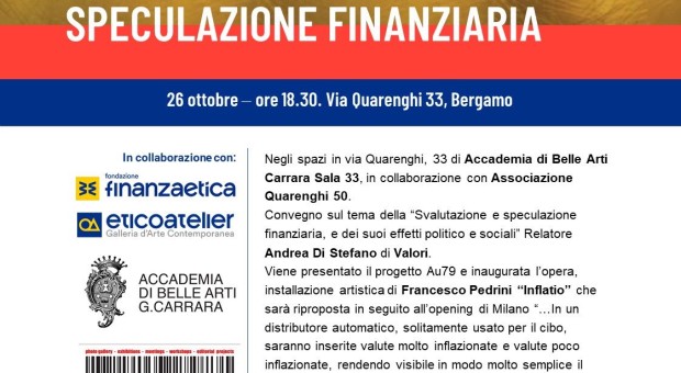 Convegno Svalutazione e speculazione finanziaria