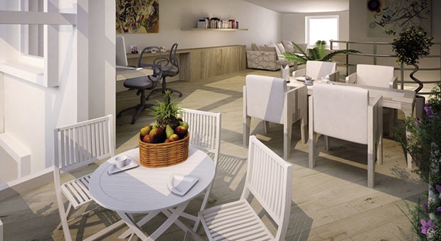 Interno progetto casa Vavassori