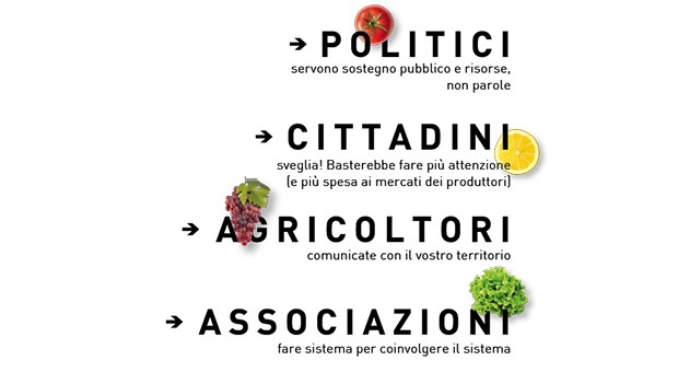 L’agricoltura che vogliamo ha il gusto dei territori