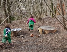 Nella Valle del Lujo di Albino educazione libera in natura