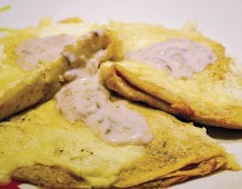 Crespelle al radicchio rosso