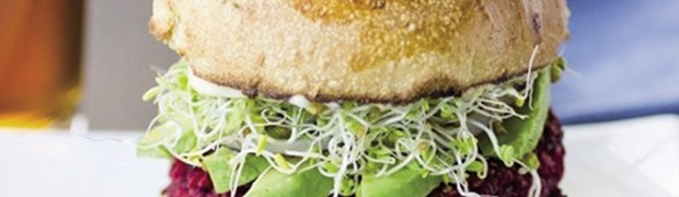 Veg-burger di barbabietole