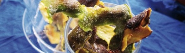 Snack di bucce di fichi