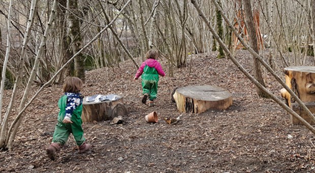 Nella Valle del Lujo di Albino educazione libera in natura