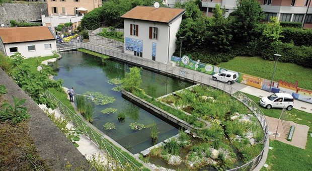 Biolago depurato dalle alghe grazie a un “biofiltro”