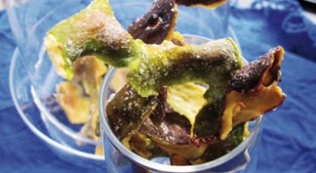 Snack di bucce di fichi