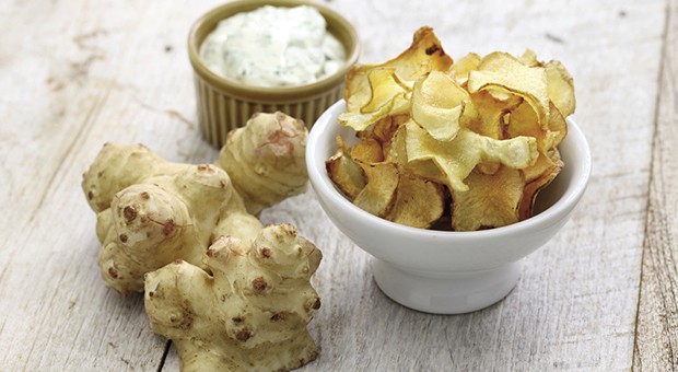 Chips di topinambur