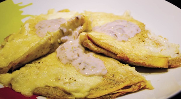 Crespelle al radicchio rosso