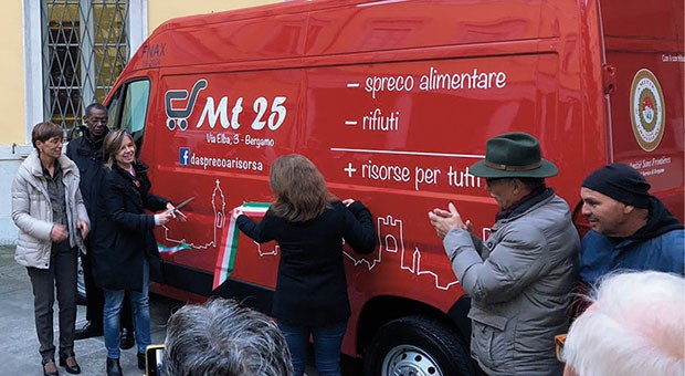 Bergamo, presentato il nuovo alleato di Mt 25 Onlus contro lo spreco alimentare