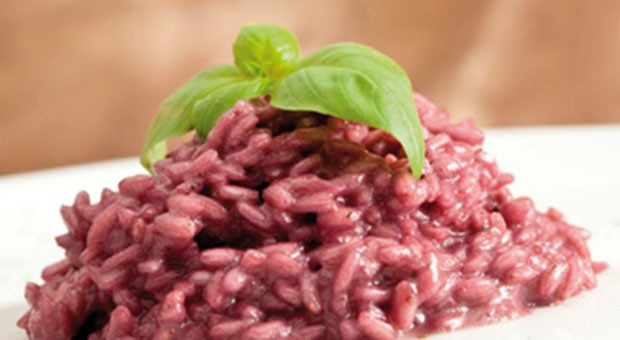 Risotto all'uva fragola