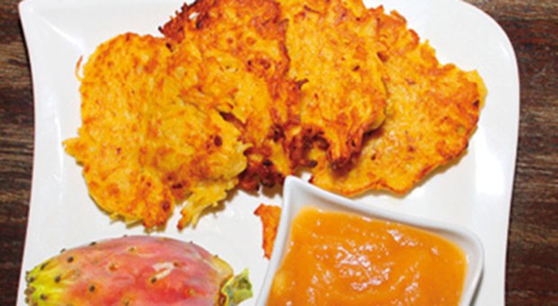 Frittelle di buccia di fichi d'India